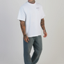 SikSilk - White Graphic T-Shirt